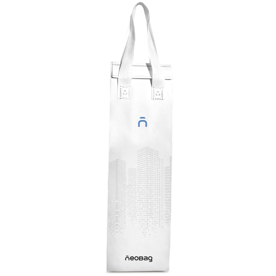 Sacola térmica Neobag Prestige White City 12x40x8,5 cm