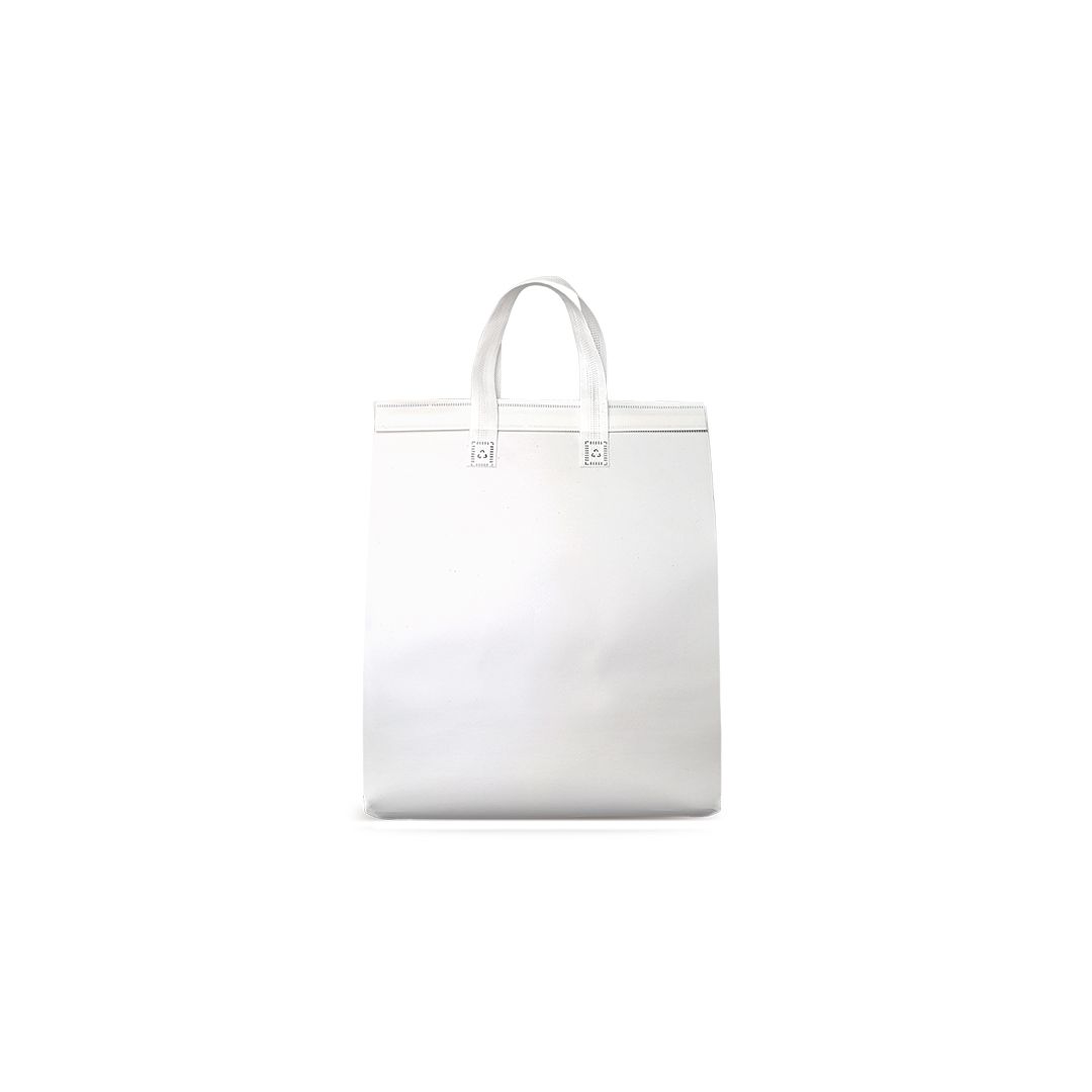 Sacola t&eacute;rmica Neobag Lisa Branca Grande 30x36x20 cm
