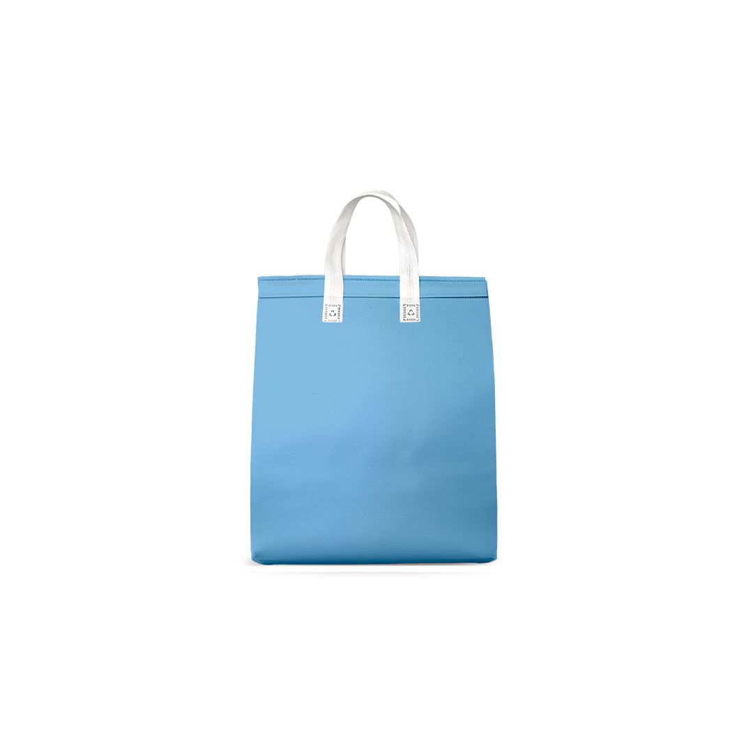Sacola t&eacute;rmica Neobag Lisa Azul Claro Grande 30x36x20 cm