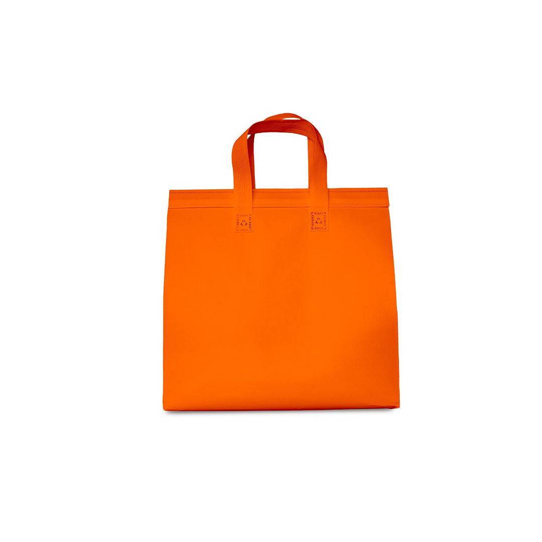 Sacola térmica Neobag Lisa Laranja Grande 30x30x20 cm