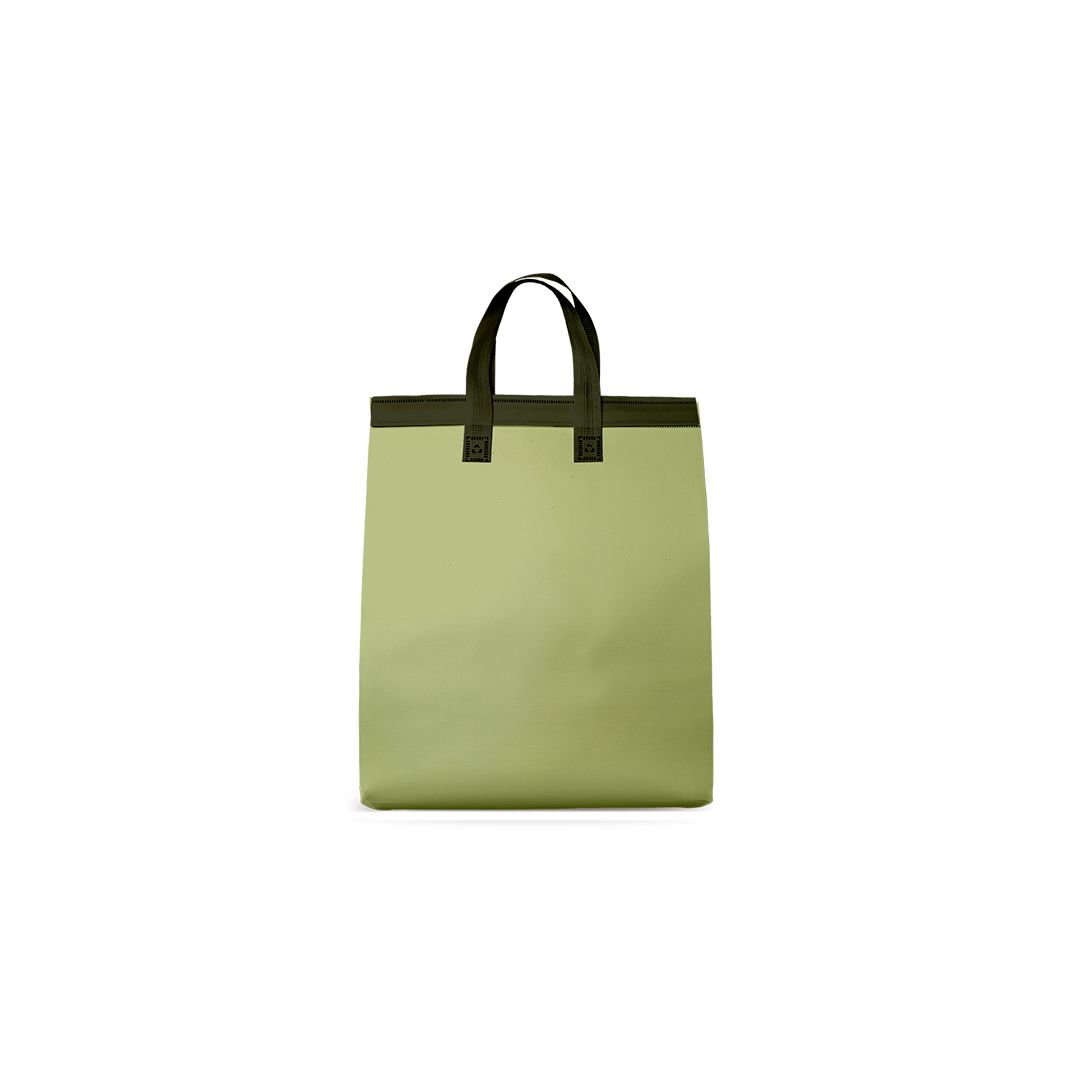 Sacola t&eacute;rmica Neobag Lisa Verde Musgo Grande 30x36x20 cm