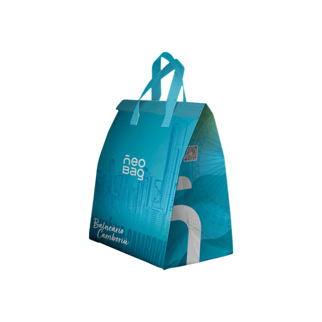 Sacola térmica Neobag Vibes SC Balneario Camburiu Grande 30x42x22 cm