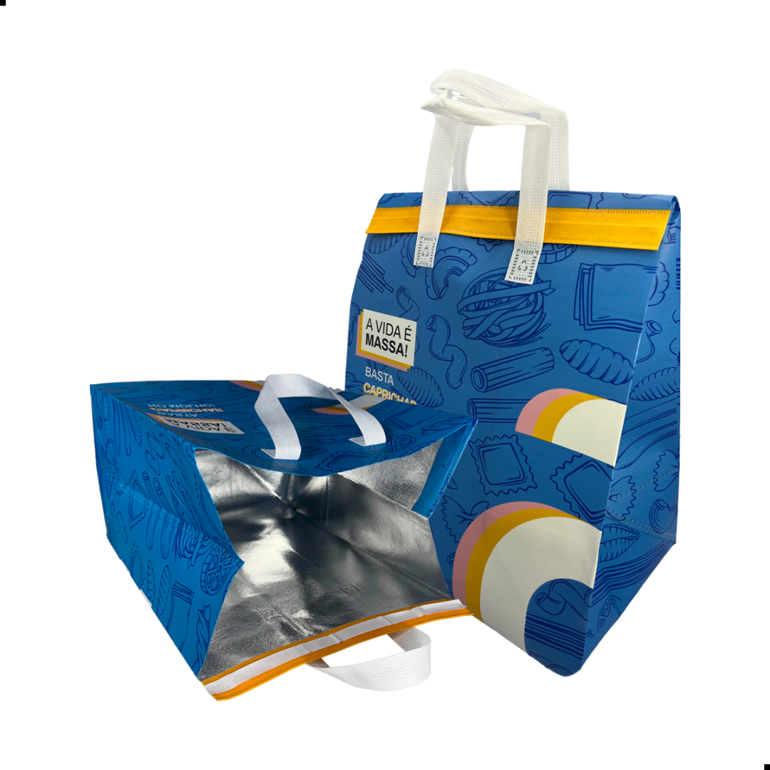 Sacola térmica Neobag Pratic Massa Grande 30x36x20 cm