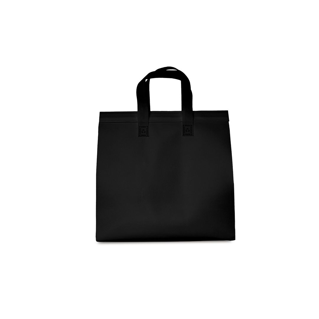Sacola térmica Neobag Lisa Preta Grande 30x30x20 cm