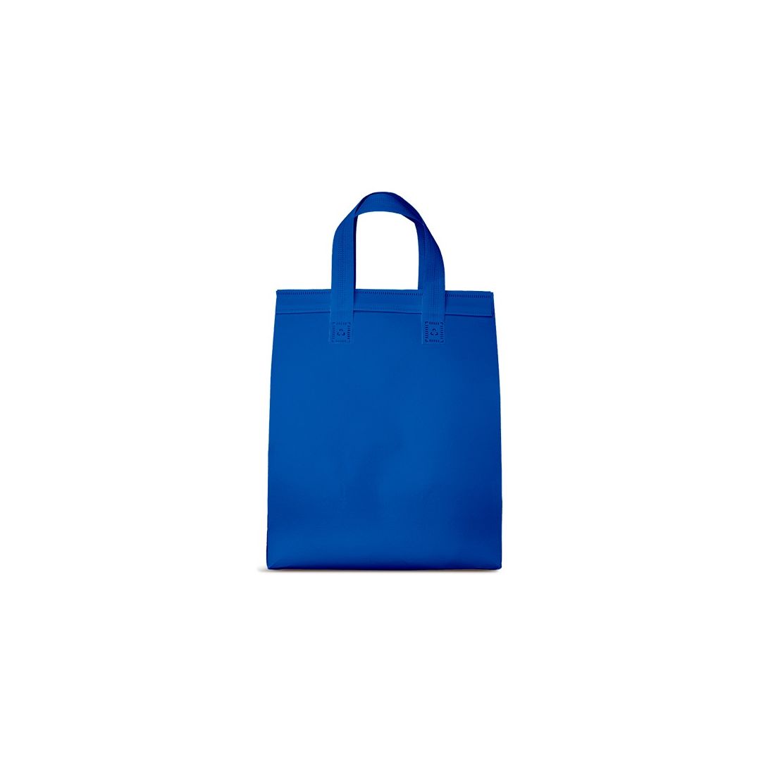 Sacola t&eacute;rmica Neobag Lisa Azul M&eacute;dia 24x30x16 cm