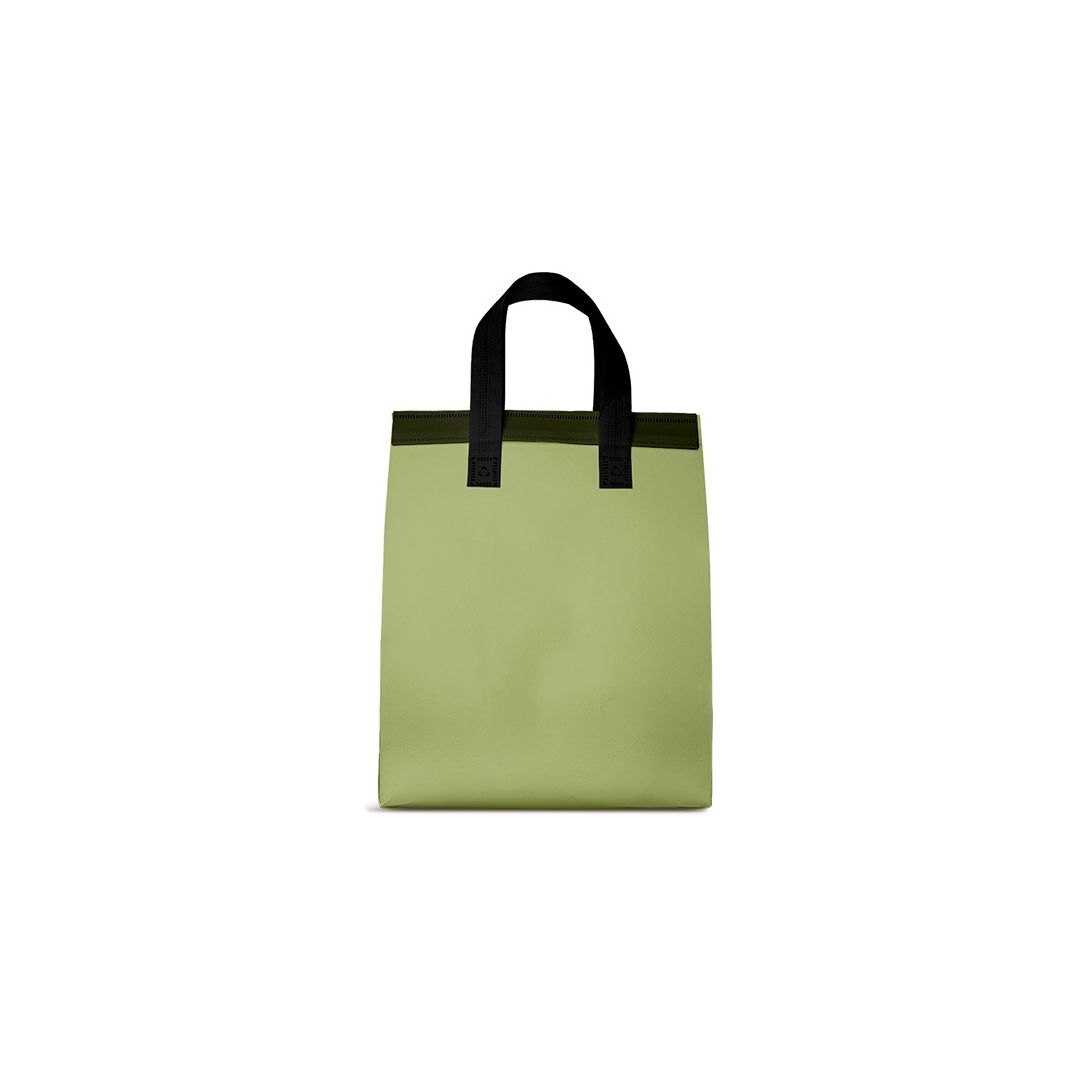 Sacola t&eacute;rmica Neobag Lisa Verde Musgo M&eacute;dia 24x30x16 cm